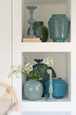 Best Pip Studio Metall Vase Hell 23 Cm Blau