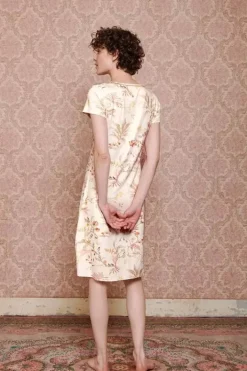 Outlet Pip Studio Nachthemd Kurze Armeln Isola Weis