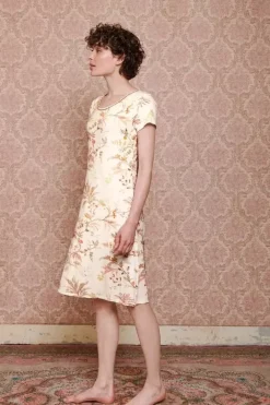 Outlet Pip Studio Nachthemd Kurze Armeln Isola Weis