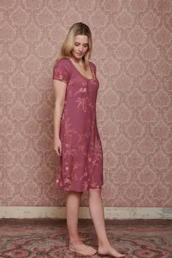 Outlet Pip Studio Nachthemd Kurze Armeln Isola Rosa