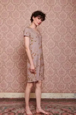 Online Pip Studio Nachthemd Kurze Armeln Kawai Flower Hell Rosa