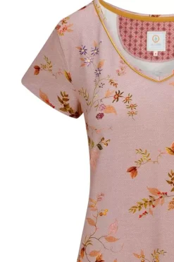 Online Pip Studio Nachthemd Kurze Armeln Kawai Flower Hell Rosa