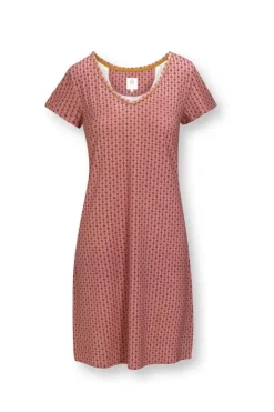 New Pip Studio Nachthemd Kurze Armeln Tegola Rosa