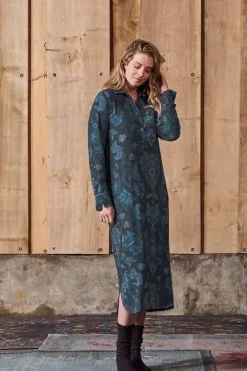 Discount Pip Studio Nachthemd Lange Armel Kyoto Festival Dunkel Blau