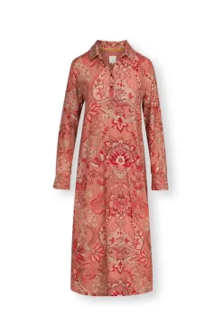 New Pip Studio Nachthemd Lange Armel Kyoto Festival Terra Rosa