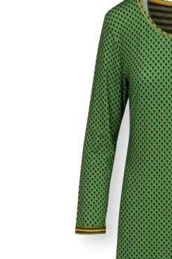 Best Pip Studio Nachthemd Lange Armel Suki Dunkelgrun