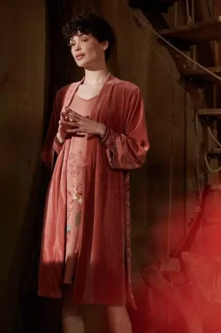 Best Pip Studio Nachthemd Lange Armel Tokyo Bouquet Terra