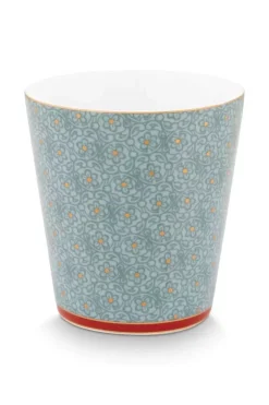 Outlet Pip Studio Oriental Flower Festival Set/4 Tassen Blau