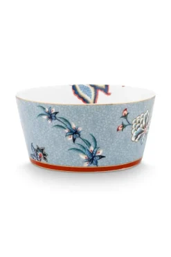 Hot Pip Studio Oriental Flower Festival Set/4 Schalen 12Cm Blau