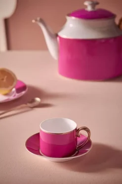 Hot Pip Studio Pip Chique Espresso Tasse & Untertasse Rosa