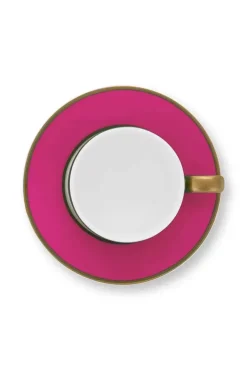 Hot Pip Studio Pip Chique Espresso Tasse & Untertasse Rosa