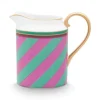 Hot Pip Studio Pip Chique Stripes Kanne Klein Rosa/Grun