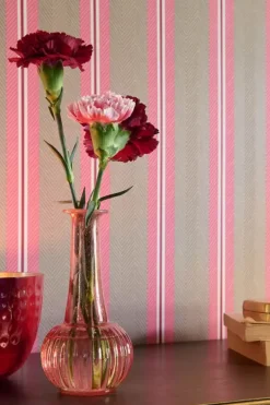 Hot Pip Studio Blurred Lines Vliestapete /Rosa Khaki