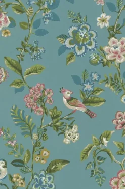 Pip Studio Botanical Print Vliestapete Meeres Blau