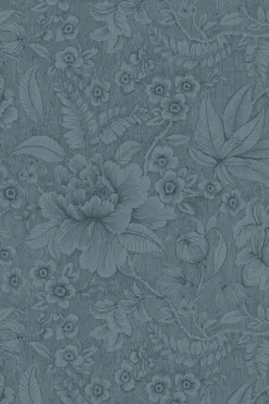 Discount Pip Studio Casa Dei Fiori Vliestapete Denim Blau