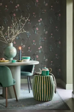 Outlet Pip Studio Chinese Porcelain Vinyltapete Dunkel Grun