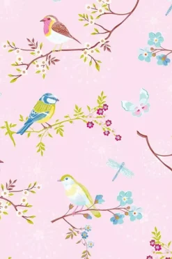 Clearance Pip Studio Early Bird Vliestapete Hell Rosa