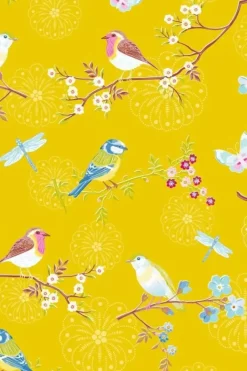 Best Pip Studio Early Bird Vliestapete Gelb