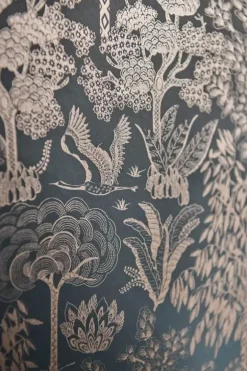 Clearance Pip Studio Origami Tree Vliestapete Dunkel /Rosegold Blau