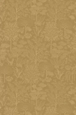 Pip Studio Origami Tree Vliestapete Ocker/Gold Gelb