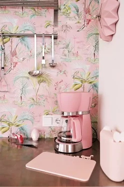 Clearance Pip Studio Palm Scene Vliestapete Rosa