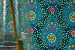 Hot Pip Studio Raindrops Vliestapete Dunkel Blau