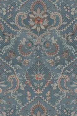 Clearance Pip Studio Saluti Vinyltapete Denim Blau