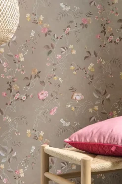 Outlet Pip Studio Tokyo Blossom Vliestapete Khaki