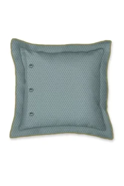 Pip Studio Quadratisches Zierkissen Autunno Hell Blau