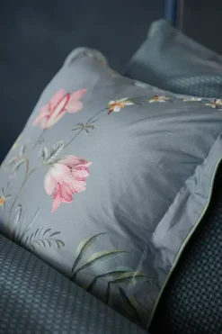 Discount Pip Studio Quadratisches Zierkissen Fleur Grandeur Blau