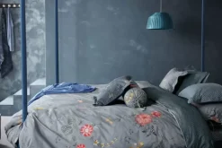 Discount Pip Studio Quadratisches Zierkissen Fleur Grandeur Blau