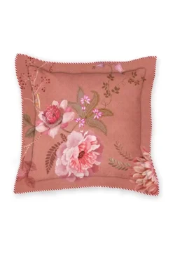 Online Pip Studio Quadratisches Zierkissen Tokyo Bouquet /Terra Rosa