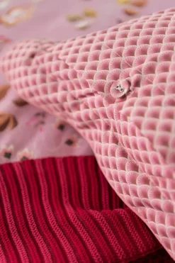 New Pip Studio Quadratisches Zierkissen Tokyo Blossom Hellrosa