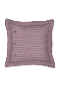 Hot Pip Studio Quadratisches Zierkissen Autunno Lila Violett