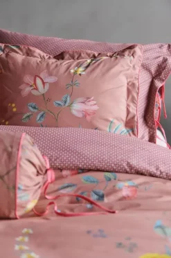 New Pip Studio Quadratisches Zierkissen Fleur Grandeur Rosa