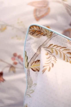 Clearance Pip Studio Quadratisches Zierkissen Cece Fiore S Weis