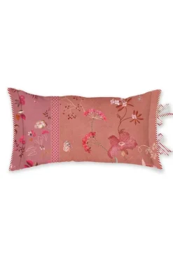 Pip Studio Rechteckige Zierkissen Tokyo Bouquet /Terra Rosa