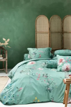 Pip Studio Rechteckige Zierkissen Tokyo Bouquet Grun