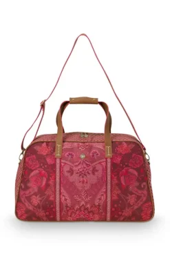 Discount Pip Studio Reisetasche Medium Kyoto Festival Dunkel Rosa