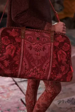 Discount Pip Studio Reisetasche Medium Kyoto Festival Dunkel Rosa