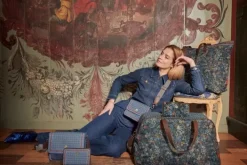 Hot Pip Studio Reisetaschen Medium Tutti I Fiori Blau