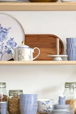 Discount Pip Studio Royal Stripes Essteller 26.5 Cm Blau