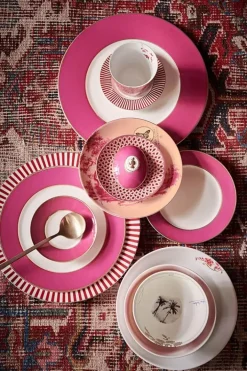 New Pip Studio Royal Stripes Essteller Dunkel 26.5Cm Rosa