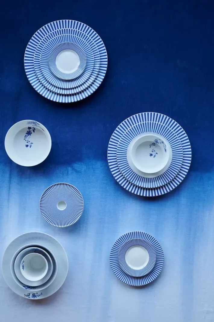 Clearance Pip Studio Royal Stripes Frühstücksteller 21 Cm Blau