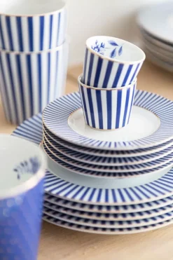 Discount Pip Studio Royal Stripes Gebäckteller 17 Cm Blau