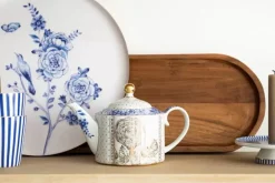 Sale Pip Studio Royal Stripes Kerze Schale 13 Cm Blau