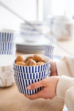 Outlet Pip Studio Royal Stripes Schale 12 Cm Blau