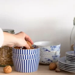 Outlet Pip Studio Royal Stripes Schale 12 Cm Blau