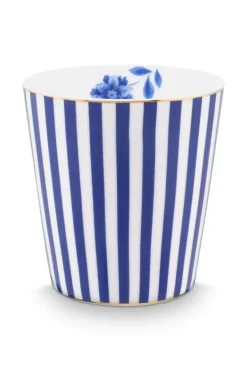 Hot Pip Studio Royal Stripes Tasse & Teebeutelablage Blau