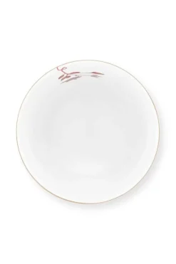 Outlet Pip Studio Royal Stripes Tasse Blumen Dunkelrosa